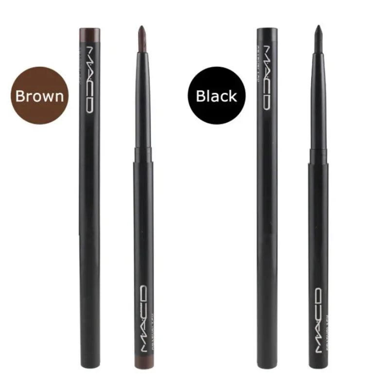 1Pcs Waterproof Black Brown Smooth Eyeliner Pencil Permanent Makeup Eyleliner Pen Long Lasting Automatic Eyes Makeup Tools — image 4