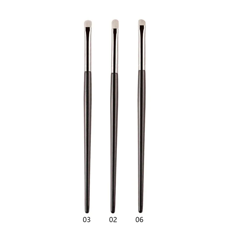 1pc White Pony Hair Eyeshadow Makeup brushes Small Smudge Precision Crease Detail Bevel Eye Shadow Make up brush Liner Lip — image 25