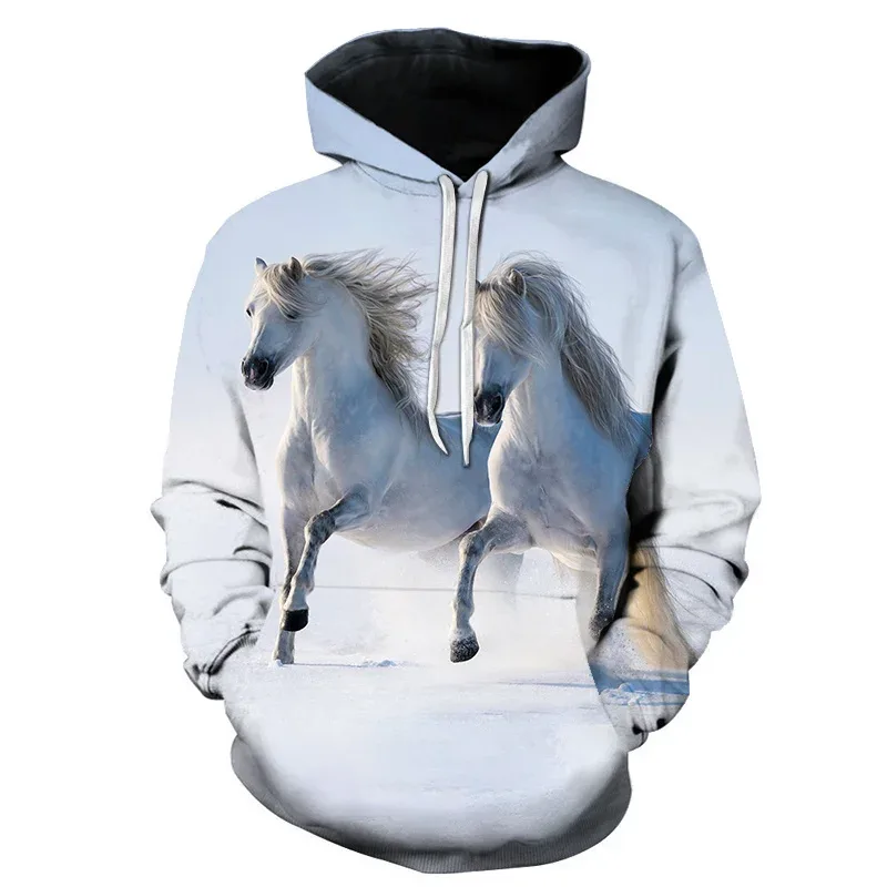 Horse Win Instant Success 3D Print Hoodies Interesting implication Animal Design Men Women Streetwear Pullover Casual Sweatshirt — image 55