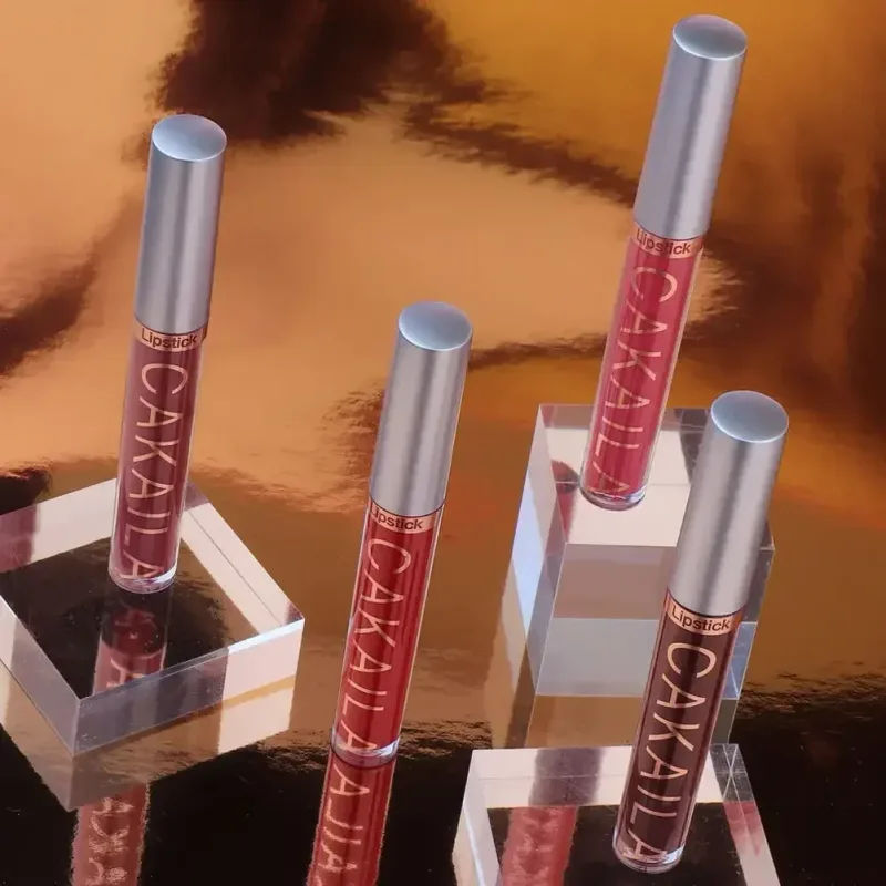 Lip Gloss Waterproof Matte Liquid Lipstick Long Lasting Velvet Lipgloss Tint Tube Nude Pigment Lip Makeup Cosmetics