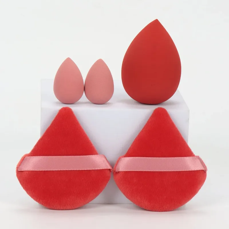 5Pcs Professional Makeup Sponge Set - Soft Gentle Multi-Purpose Tools for Perfect Foundation Powder and Blush Application