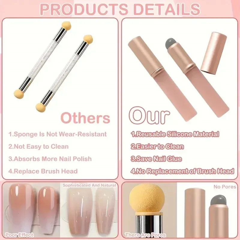 Silicone Lip Brush Small Round Head Smudge Brushes Dust-proof Covered Lip Brush Multifunctional Lipstick Concealer Makeup Tools — image 4