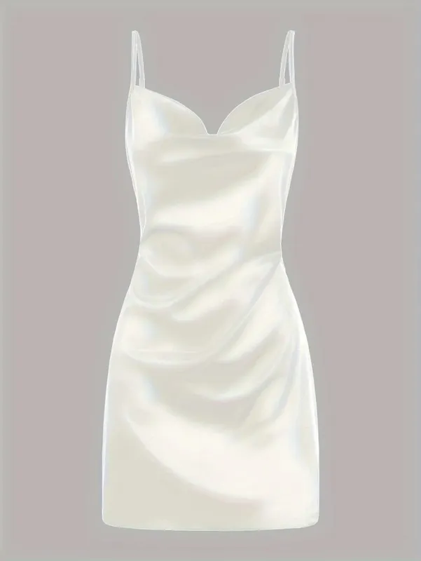 2024 Lady Va Voom ซาตินสะโพก Suspender Dress ผู้หญิง — image 9