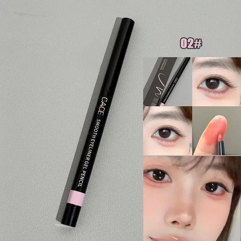 Wine Red Brown Eyeliner Gel Pencil Waterproof Long-lasting Ultra-Fine Matte Brown Eye Liner Pen Easy Wear Eyes Makeup Cosmetics — image 8
