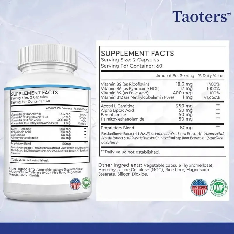 Advanced Sciatica Support Relief: Alpha Lipoic Acid Vitamins Benfotiamine - Sciatica Supplements