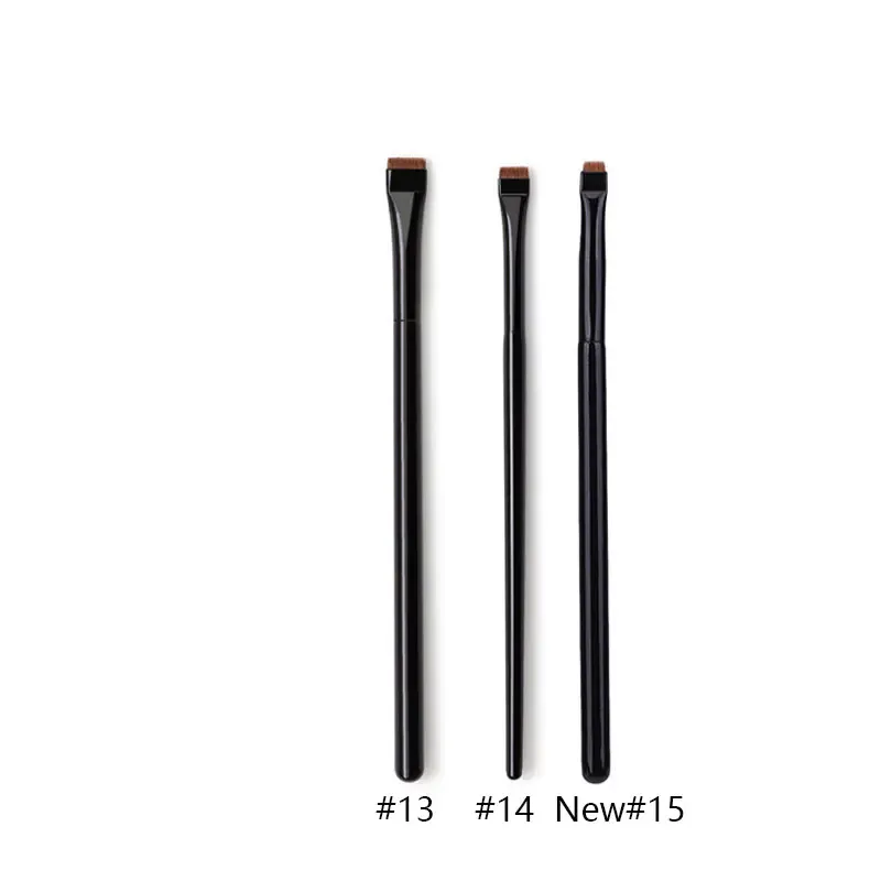 1pc Super Thin Angled liner Make up brush Eye brow Synthetic hair Makeup brushes Fine Eyebrow sharp cosmetic tools Professional