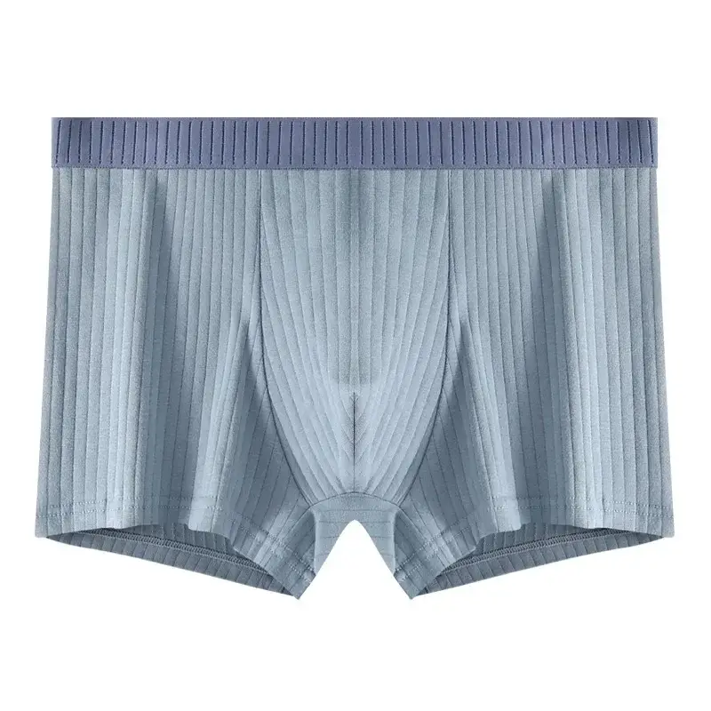 7Pcs/Lot Men's Cotton Underwear Boxer Shorts Pure Cotton Breathable Mid-waist High Elasticity Men's Sexy Soft Men's Shorts L-4XL