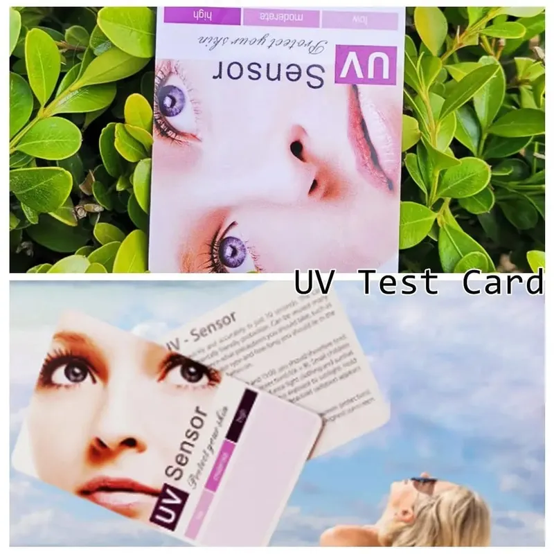 Easy to Use UV Test Card Portable Measurement Analysis Tools UVB Test Card Reusable Easy to Read UV Sensor Card — image 5