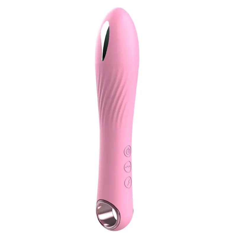 16 Mod Penggetar Nadi Elektrik untuk Wanita Perangsang Kelentit G Spot Urut Faraj Dildo Bergetar Senyap Mainan Dewasa Seks