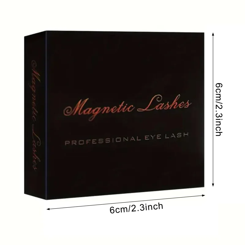 8pcs Magnetic Eyelashes Glue-free cluster lashes reusable false eyelash Eye Lash for Eye-Lifting Effect DIY Makeup Use