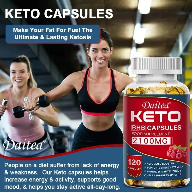 Weight Loss Capsules - 2100 mg - Ketogenic Enhancer Weight Management Fat Metabolis