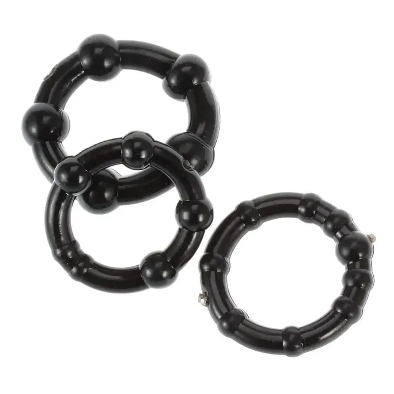 2PCS Silicone Male Foreskin Corrector Resistance Ring Delay Ejaculation Penis Rings Sex Toys for Men Daily/Night Cock Ring