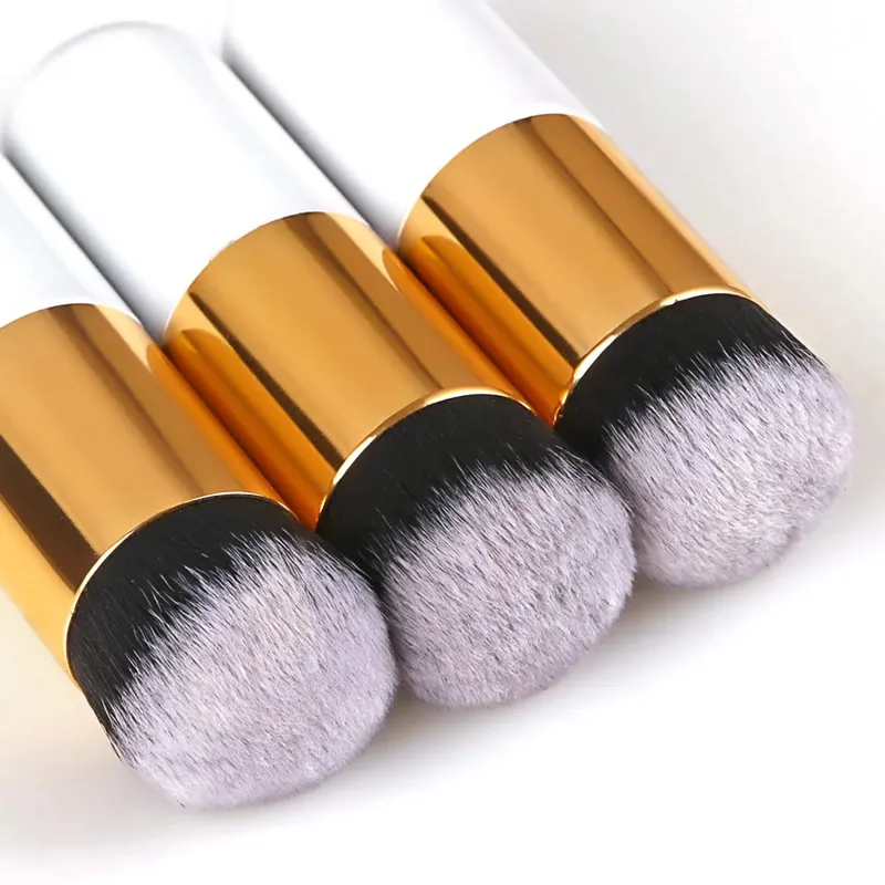 1Pcs New Chubby Pier Foundation Brush Flat Cream Makeup Brushes Professional Cosmetic Make-up Brush — image 5