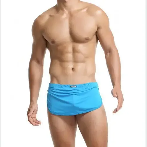 전면 및 후면 독립 투피스 실키 파자마 바지 도매 및 대외 무역 대리점 남성용 홈 속옷 — image 7