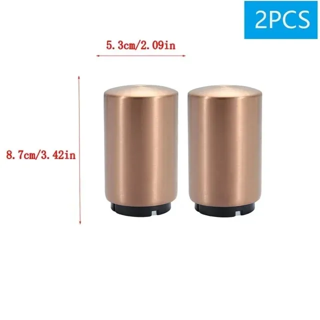 1/2Pcs Automatic Beer Bottle Opener Stainless Steel Push Down Opener for Magnet Beer Soda Cap Bar Party Kitchen Accessories