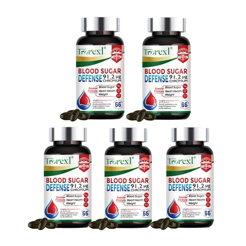 Blood Sugar Diabetes Capsule for Cardiovascular Health Glucose Metabolism Maintain of Normal Blood Glucose Concentrations