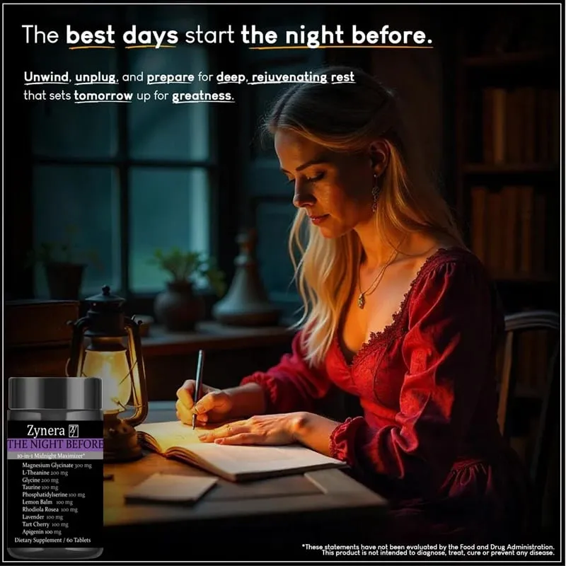 Magnesium Supplement Glycinate L-Theanine Glycine Taurine Maintain Calm Nerve Sleep Quality Anxiety Stress Mood Health Dietary — image 4