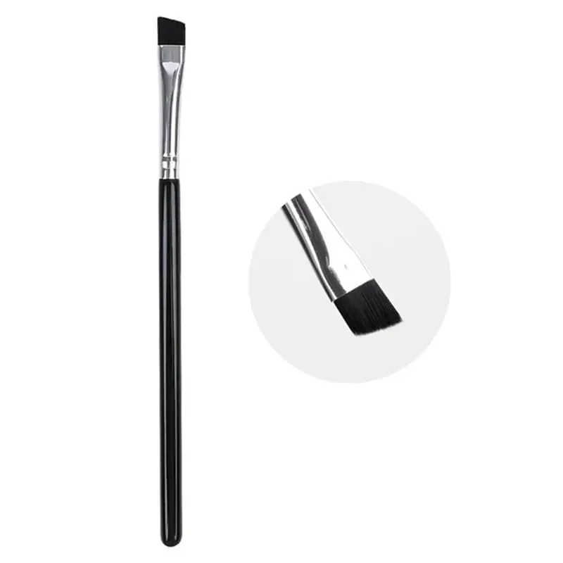 Bent Liner Makeup Brushes Angled Eyeliner Brush Fine Eyeliner Brushes Eye Contour Makeup Tool Eyeshadow Eye Brow Brushes Tool — image 10