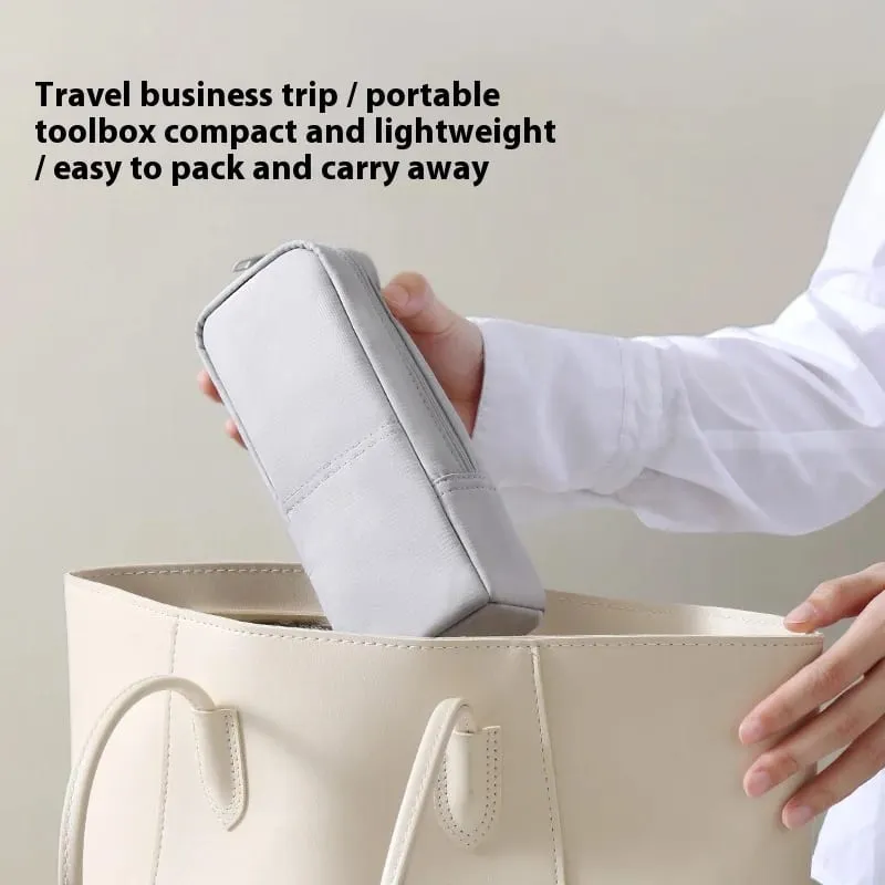 Portable Makeup Brush Bag Magnetic Stand Makeup Storage Travel Cosmetic Organizer Holder Box Lady's Travel Toiletry Bag Vertical