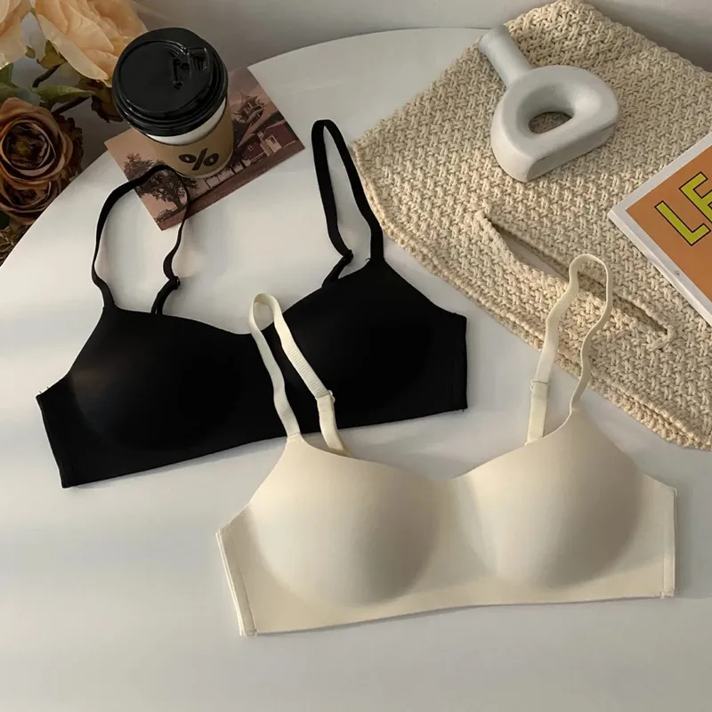 Seamless Bras สำหรับผู้หญิงหน้าอกเล็ก 1/2 ถ้วย Push Up Bra Bra ผู้หญิงสนับสนุนชุดชั้นในเซ็กซี่ชุดชั้นในหญิง Intimates — image 2