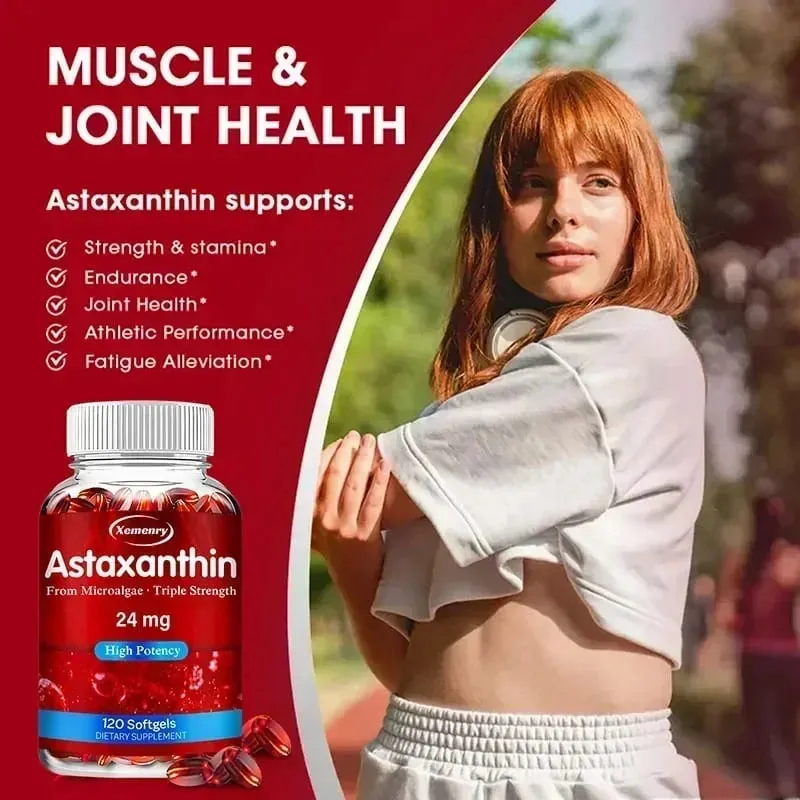Astaxanthin 24mg - Natural Antioxidant To Helps Maintain Healthy Eyes Joints and Internal Circulation Boosting Energy Levels — image 6