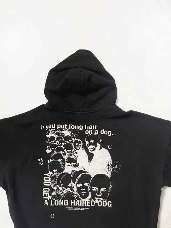 Nieuwe Oversize PALY Hoodies Heren Vrouw Gewassen Zwart Beschadigd Beste kwaliteit Casual Vintage Vest Zip Sweatshirts