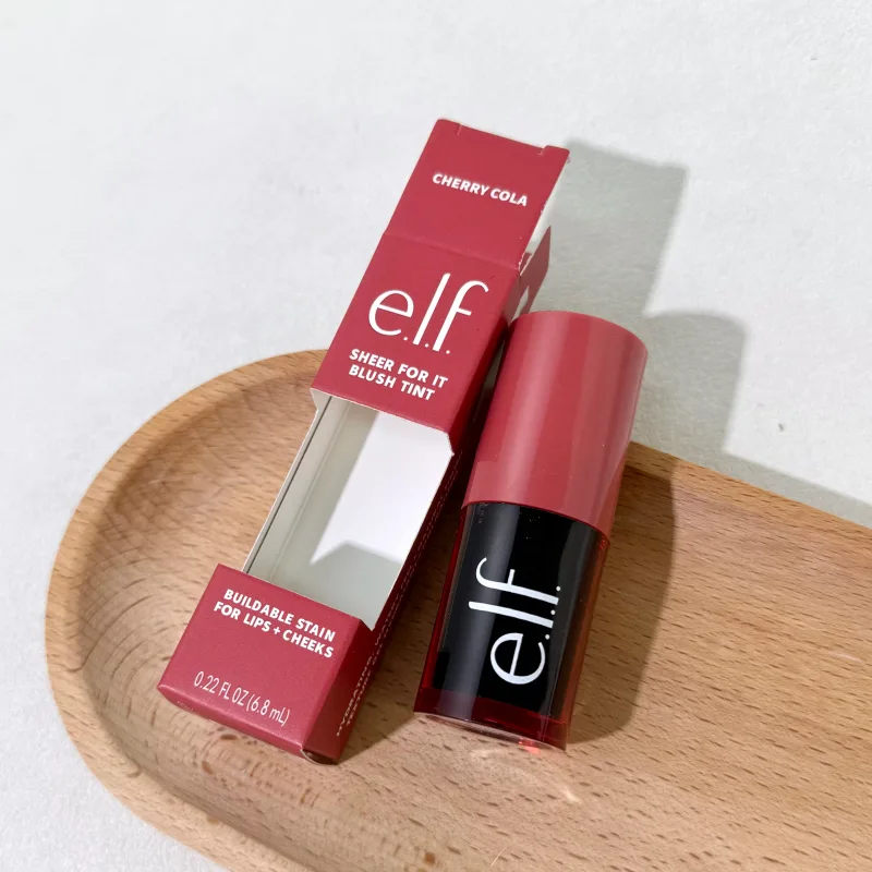 New Elf 8-color Lip Gloss & Multicolored Powder Blush Fine Texture Lightweight Moisturizing Nourishing Lip Balm Care Cosmetics — image 8