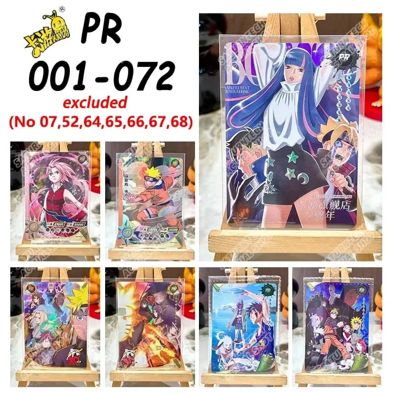 Naruto Card Set Full Series SE BP NR CR PR GP CP SP MR PR SLR OR AR UR ZR Cards Sasuke Anime Collection Card Toy Gift — image 29