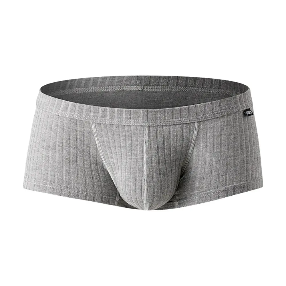 Mens Trunks Underpants Pouch Enhancing Low Waist Sweat Breathable Shorts Underwear Panties For Man 1pc — image 2