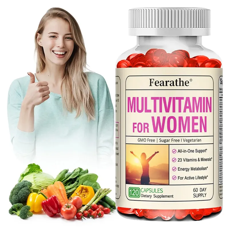 Women's Daily Multi Capsules - Antioxidant Daily Multivitamin To Support Energy and Immune Health - 120 Capsules — image 1