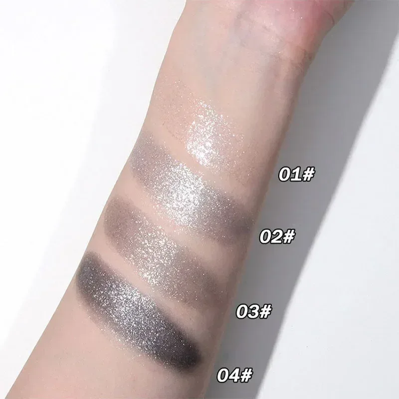 Liquid Gel Eyeshadow Pearl Glitter Body Highlighter Monochrome Diamond Shimmer Silkworm Brighten Highgloss Sequins Quick Drying