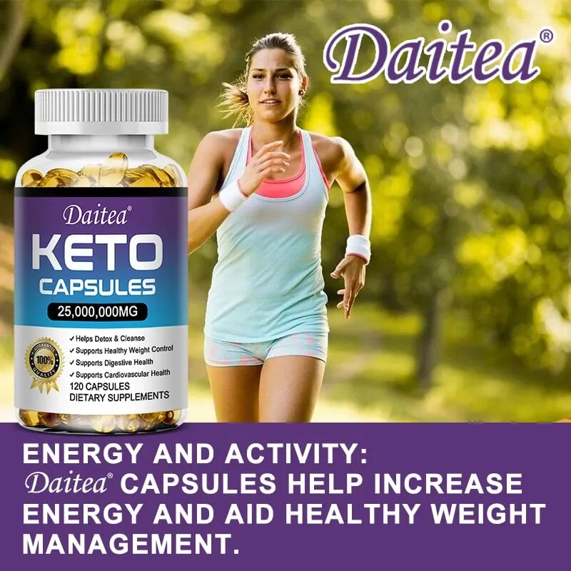 Organic Keto Detox Capsules - Flat Belly Deep Cleansing Detox Provides Energy Fat Burning Appetite Suppressant — image 5