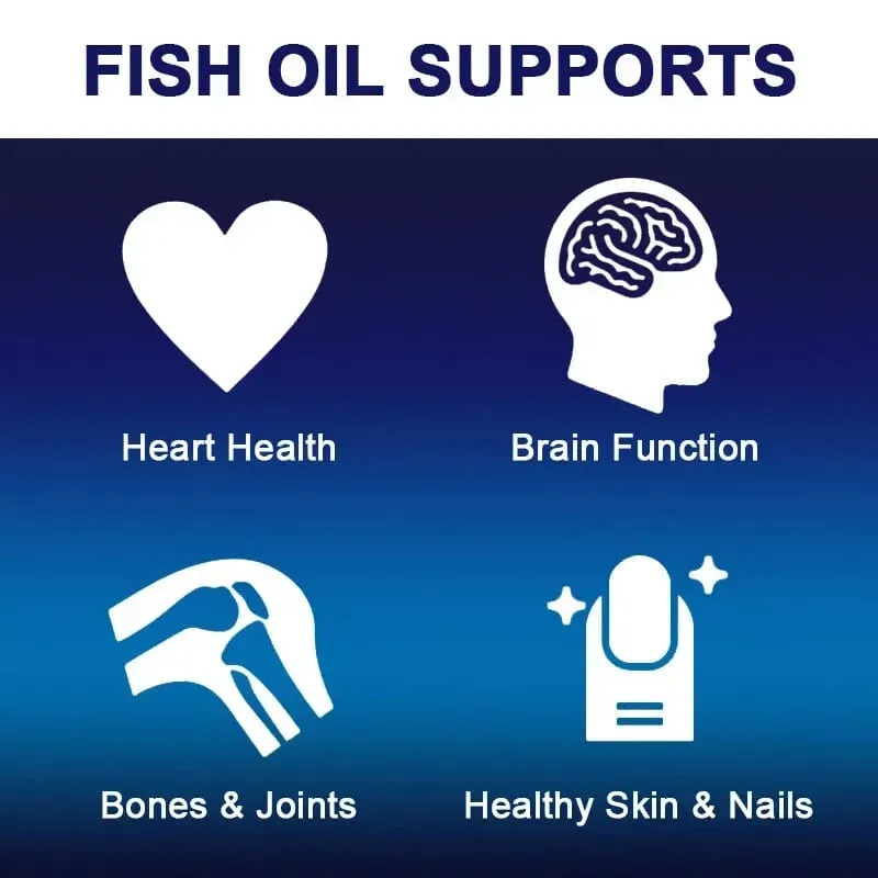 Omega 3 Fish Oil - Benefits The Cardiovascular System Protects Eye Fatigue Cognitive Function and Learning Ability — image 6