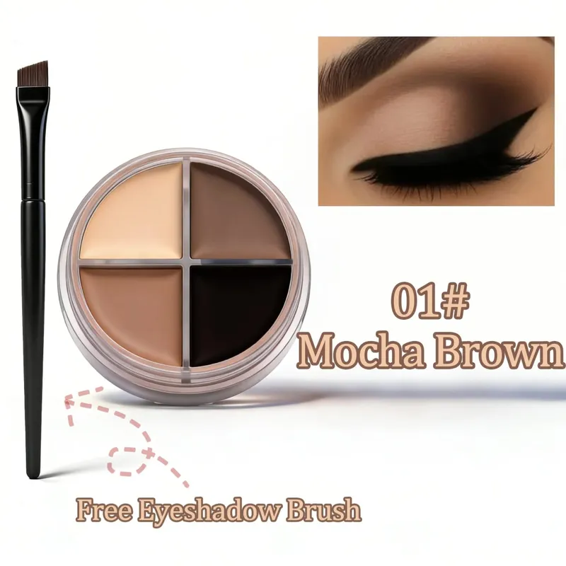Herorange Smudge Proof Eyeliner Cream Kit Multi Purpose Eye Makeup for Beginners