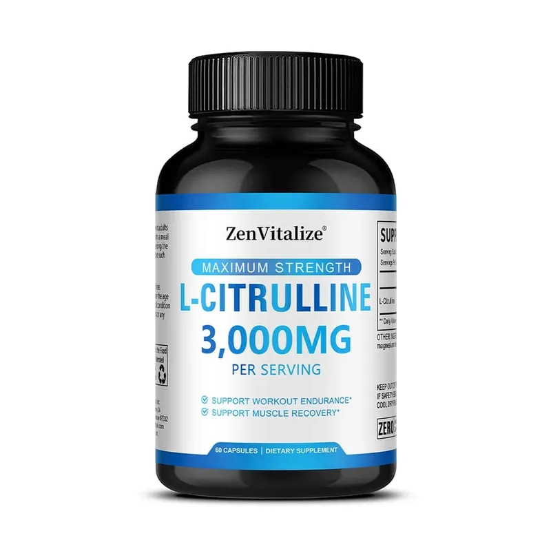 L Citrullin 3000 mg Ergänzungskapseln für Männer und Frauen – Muskelregeneration und Trainingsausdauer – vegan, gentechnikfrei — image 8