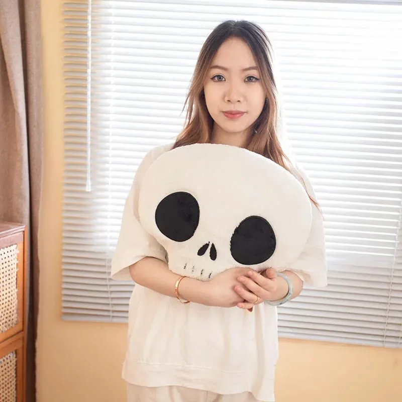 1pc Skulland & Crossbones Plush Pillow Halloween Home Decoration Toys Sofa Chair Cushion Doll — image 6
