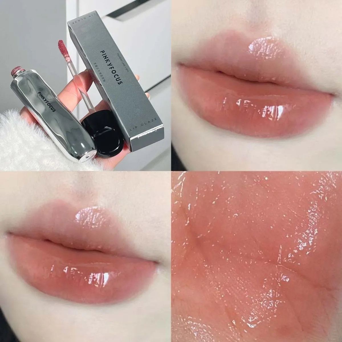 Nude Mirror Lip Gloss Clear Moisturizing Hydrating Water Light Jelly Plump Lip Glaze Oil Lipstick Tint Makeup Korean Cosmetics — image 11