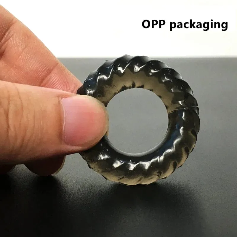 3PCS Durable Silicone Cock Rings Flash In The Night Lock Penis Ring Sex Toys For Men Male Delay Ejaculation Scrotum Lock Ring — image 19