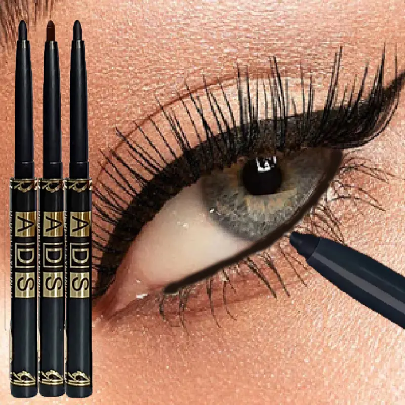3Pcs Quick-dry Eyeliner Pencil Lasting Smooth Matte Eye Liner Waterproof Anti Smudge Liquid Eyeliner Pen Eyes Makeup Cosmetics — image 2