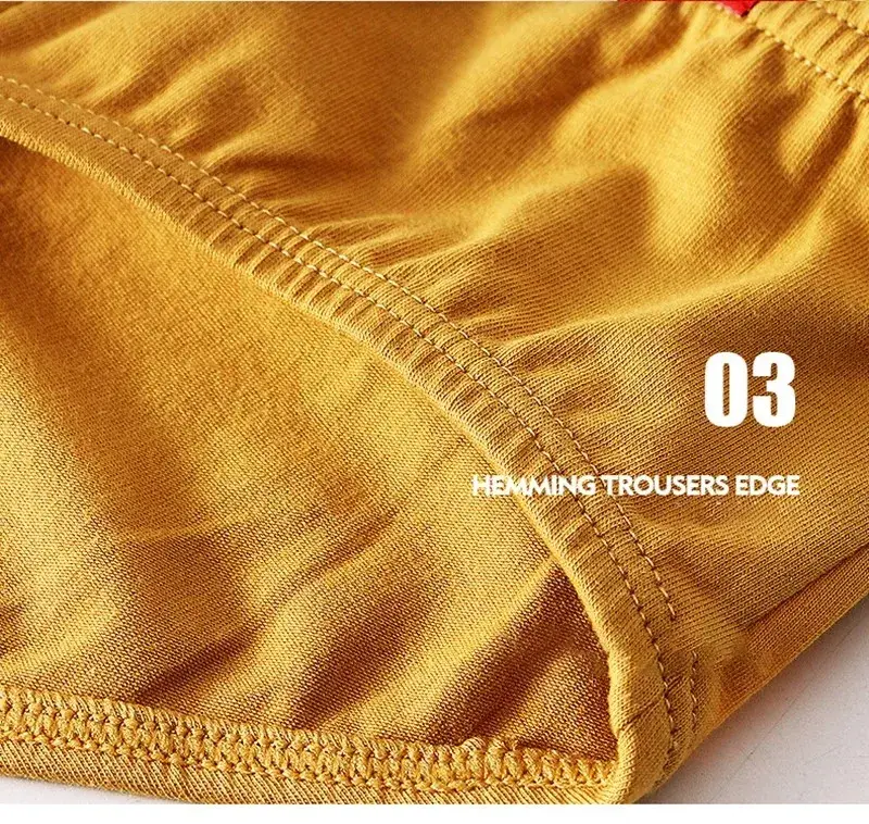 1/3PCS männer Slips Aus Reiner Baumwolle Hohe Qualität Bequeme Unterhose Atmungsaktive Shorts Unterwäsche Dessous Höschen Calcinha Cuecas — image 10