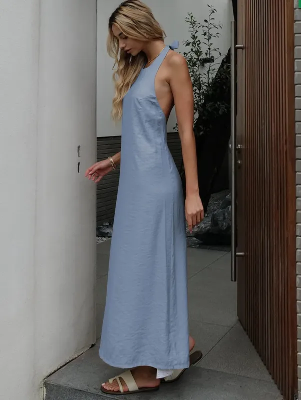 2024 Summer Women Backless Elegant Dress — image 7