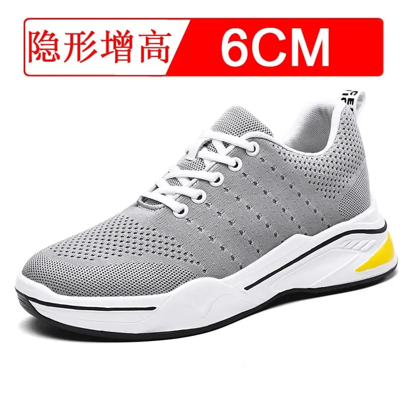 Invisible heightening shoes for men 8cm mesh material breathable sports shoes indoor casual shoes — image 6
