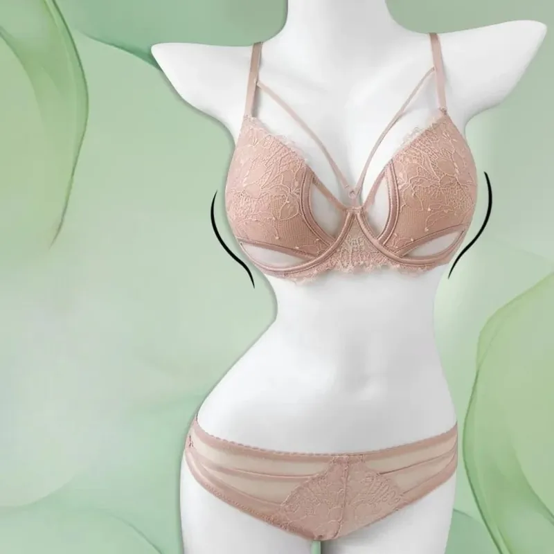 1. BANERDANNI Sexy Pure Desire Bra Set Big Bust Minimizer Push Up Side Support Anti Sagging Anti‑widening Lingerie Hot Sale Best — image 5