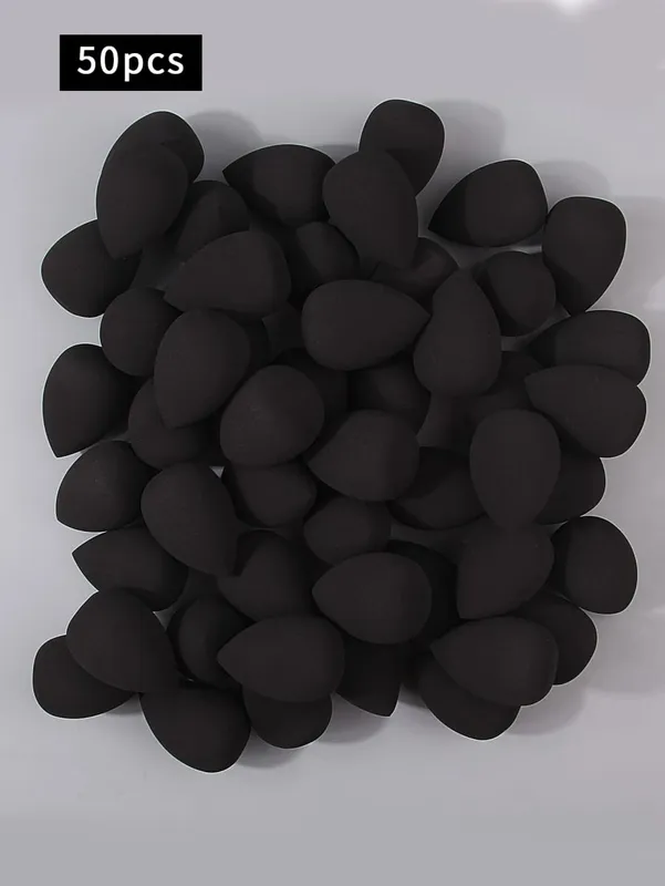 Multi-Specification Best-Selling Black Makeup Sponge Beauty Egg Set High Resilience and No Powder Sticking Facial Makeup Tools