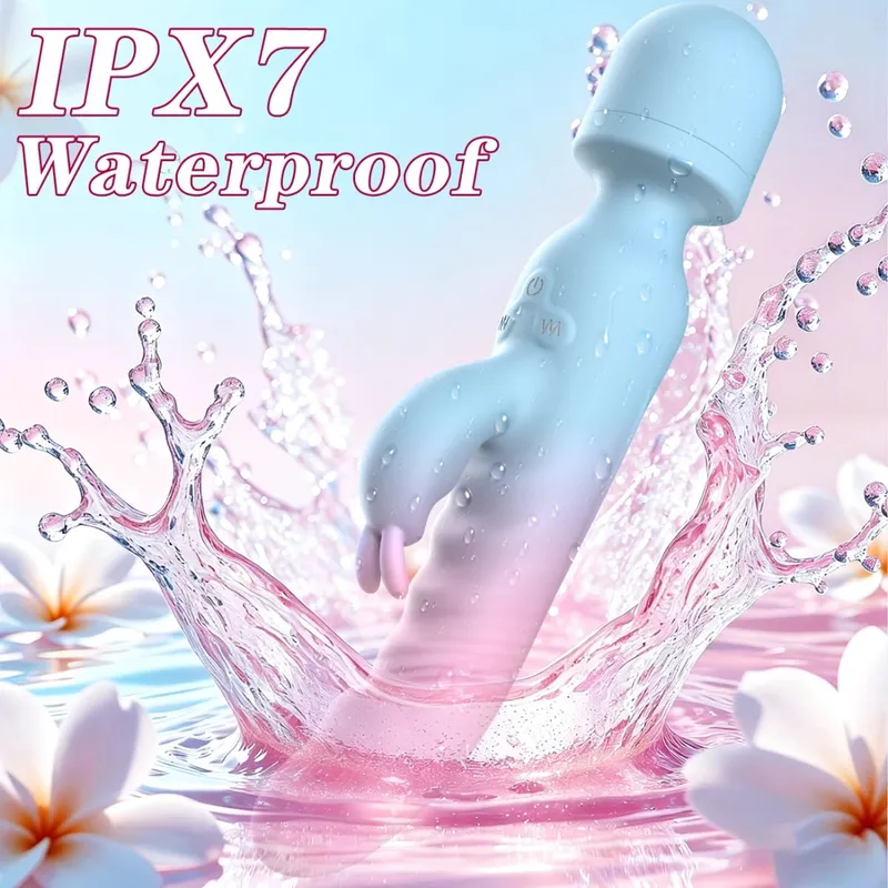 4 IN 1 Mode Vibrator AV Mesin Seks Tongkat Ajaib Klitoris G Spot Stimulator Vagina Wanita Pijat Wanita Mainan Seks Dewasa 18 +