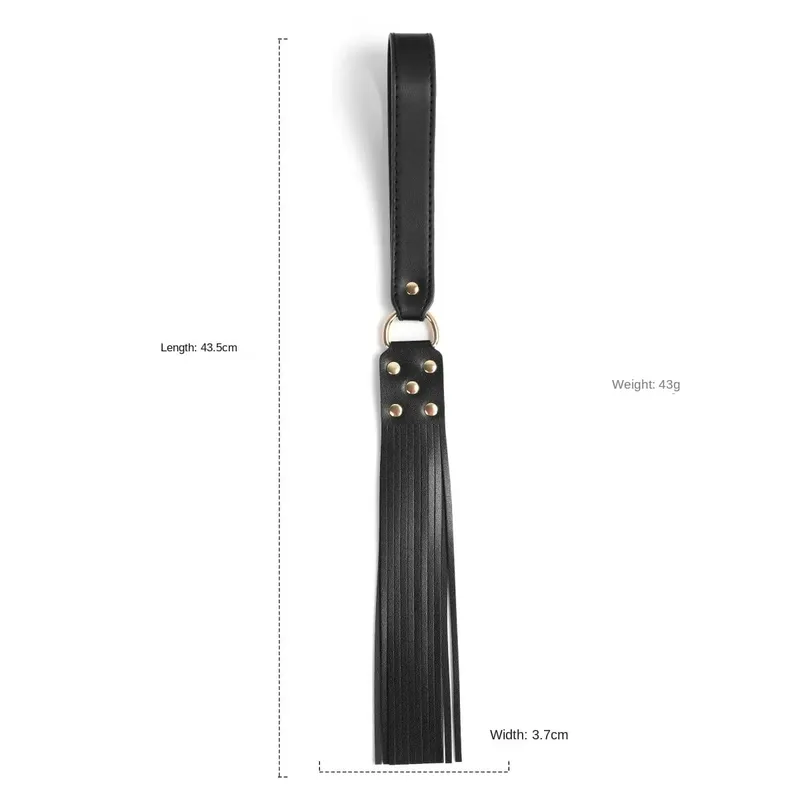 Slave Rollespilssæt Læderhåndjern Ankelmanchetter Ball Gag Mask Piskekrave Snor Sexlegetøj til kvinder Par BDSM Bondage Kit — image 17