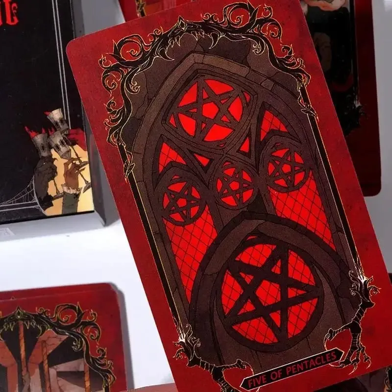 Horror Tarot Cards Pocket Printing 78-Card Deck Woodsman or The Frog Divination Fortune Telling Woodsman Sealed Board Game — image 2