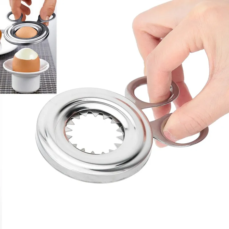 Boiled Egg Cutter Egg Scissor Kitchen Tool Stainless Steel Egg Cutter Boiled Egg Shell Scissor Peeling Tool Kitchen Accessories