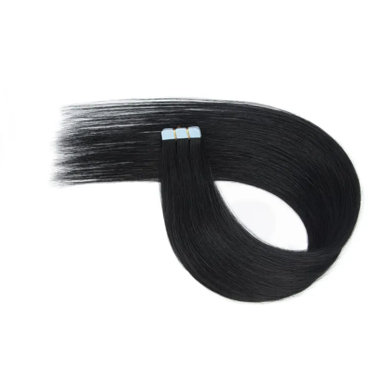Macchina Remy Mini nastro invisibile per capelli umani veri nelle estensioni Trama della pelle per capelli laterali da donna 10 pezzi Uso quotidiano Indossare