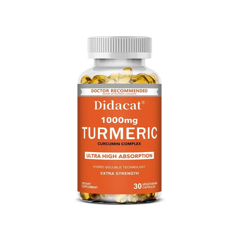 Turmeric Curcumin - 1000 Mg Supports Joint Health Antioxidant Supports Immune Heart Digestive Health - 120 Capsules — image 8